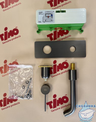 Смеситель для раковины встраиваемый Timo Saona 2371/18SM (черное золото)