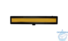 Дренажный трап для душа Plastbrno Design4 SZH9850 85 см с решеткой (матовое золото) 