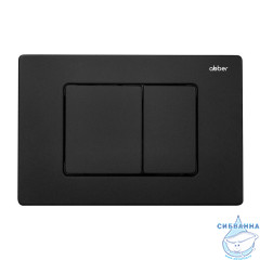 Комплект подвесной унитаз ABBER Rechteck AC1201MB черный матовый с инсталляцией AC0105 и кнопкой AC0120MB черный матовый