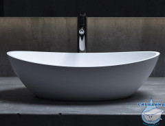 Раковина на столешницу 56 см Salini Callista (материал sapirit, белый глянцевый)