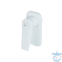 Встраиваемый смеситель для душа Lemark Bronx LM3723MW (белый матовый)