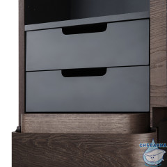 Шкаф пенал Am.Pm Sensation 40 R табачный дуб