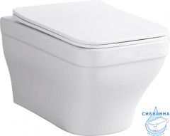 Унитаз подвесной безободковый Aquanet Elegant Rimless Elegant W LX-1163 с сиденьем Soft Close (микролифт)