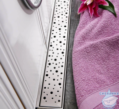 Дренажный трап для душа Veconi VCN Drops V650DN с решеткой