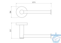 Держатель туалетной бумаги Aquatek Европа AQ4108CR 