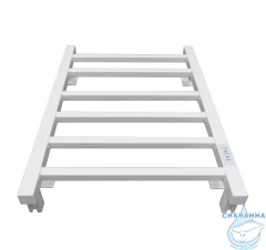 Полотенцесушитель электрический Санприз Квадро П6 40х60 (белый матовый) (подключение универсальное)