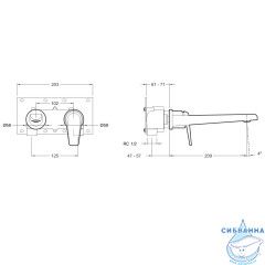 Смеситель для раковины Jacob Delafon Avid E97358-CP