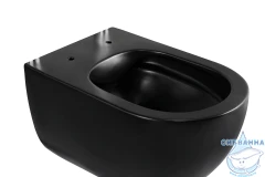 Унитаз подвесной безободковый Charus Skandenborg Rimless EWC700-125B с сиденьем Soft Close (микролифт)