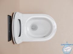 Унитаз подвесной безободковый Ceramicanova Noe CN4011T с сиденьем быстросъемным Soft Close (микролифт)