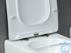 Унитаз подвесной безободковый Ceramicanova Metropol Rimless CN4002 с сиденьем быстросъемным Soft Close (микролифт)