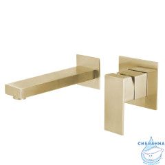 Смеситель для раковины встраиваемый Abber Daheim AF8212G (золото)