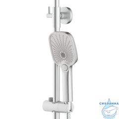 Душевая система Azario Alanti 250 1 режим AZ-K2332-1BN (сатин)