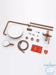 Душевая система Raglo 320 1 режим R07.24.33 (медь)