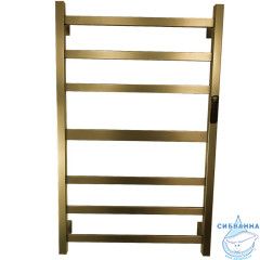 Полотенцесушитель электрический Calypso Ares П7 50х80 (брашированное золото)