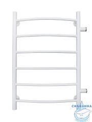 Полотенцесушитель водяной Санприз Классик П6 80х50 (боковое подключение 50) (белый матовый