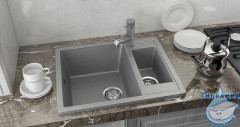 Кухонная мойка Ulgran U-106 60 серый
