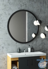 Зеркало Calypso Planet Black LED 60x60