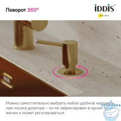 Дозатор для жидкого мыла Iddis Kitchen LineSDIMG00i59