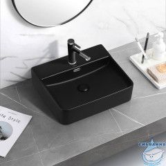 Раковина на столешницу 50 см ABBER Rechteck AC2203MB