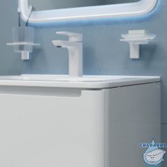 Тумба с умывальником, подвесная, 60 см, белая, Edifice, IDDIS, EDI60W0i95K