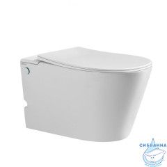 Унитаз подвесной импульсный Abber Bequem AC1106P с сиденьем Soft Close (микролифт) (белый)