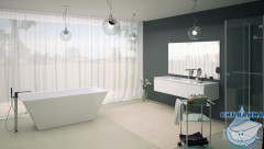 Ванна из литьевого мрамора Esse Madagascar 172x79