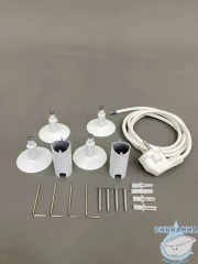 Полотенцесушитель электрический Санприз Аврора П10 20х100 (белый матовый) (подключение универсальное)