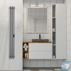 Полотенцесушитель электрический Indigo Style (с таймером) 13х120 графит (с возможностью скрытого подключения, подключение R/L)
