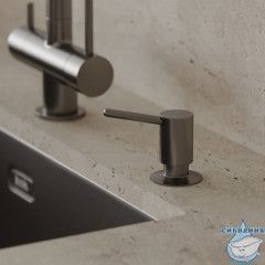 Дозатор, латунь, графит, Kitchen Line, IDDIS, SDIGM01i59