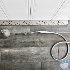 Дренажный трап для душа Veconi Drops V950D с решеткой