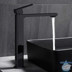 Смеситель для раковины Vincea Next VBF-1N2MB (черный матовый)