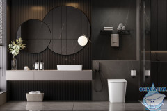 Унитаз приставной импульсный Abber Rechteck AC1213P с сиденьем Soft Close (микролифт) (белый)