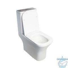 Унитаз напольный безободковый со смывом торнадо Calypso CS4852UQ-OK с бачком и сиденьем Soft Close (микролифт)