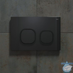 Клавиша смыва, универсальная, чёрная, Uniglass, 001, IDDIS, UNG01GBi77