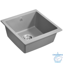 Кухонная мойка Paulmark Gera 45 PM104546-GRM (серый металлик)