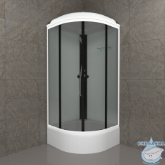 Душевая кабина Тритон Грей 90x90 В профиль белый, стекло грей Щ0000067301