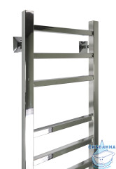 Полотенцесушитель электрический Санприз Квадро П8 30Х80 U (хром) (подключение универсальное)