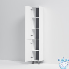 Шкаф пенал напольный Am.Pm Gem 30 L белый глянец  M90CSL0306WG