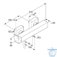 Смеситель для душа Kludi Decus 548315375 (белый матовый)