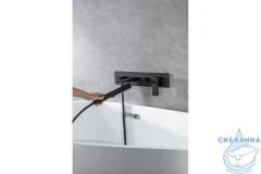 Встраиваемый смеситель для ванны Allen Brau Infinity 265448 (черный матовый)