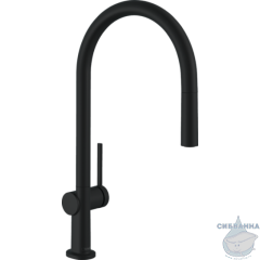 Смеситель для кухни Hansgrohe Talis M54 1jet 72802670 (черный матовый)