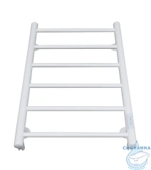 Полотенцесушитель электрический Санприз Аврора П6 40х70 (белый матовый) (подключение универсальное)