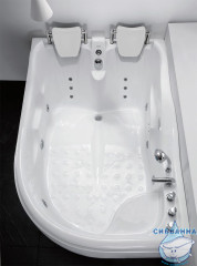 Акриловая ванна Gemy G9083 B L 180х121 с гидромассажем