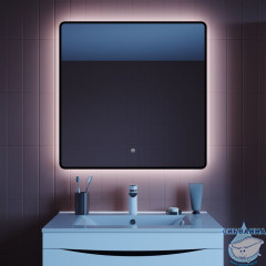 Зеркало Iddis Cloud 80 см, черный CLX8000i98