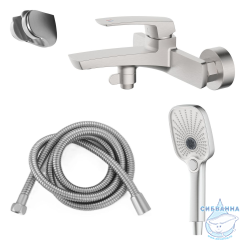 Смеситель для ванны Azario Conda AZ-K3011BN (сатин )