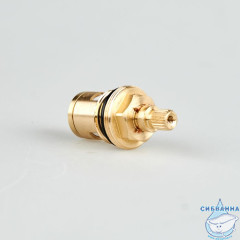 Кран-букса керамическая, 180°, 20 зубцов, G 1/2", M24, h=46 мм, IDDIS, 998CR461SM