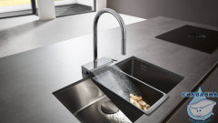 Смеситель для кухни Hansgrohe Aquno Select M81 Sbox 73831000 (хром)