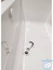 Слив-перелив для ванн McALPINE 70 см MRB11-WH (белый)