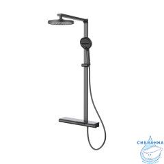 Душевая система Vincea Aspire 260 1 режим VSFS-4AS1GM (вороненая сталь)