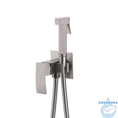Смеситель ABBER Wasserfall AF8625SP с гигиеническим душем, сатин